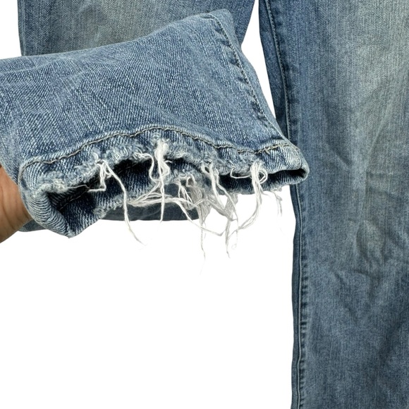Joe’s Jeans High Rise Straight Leg Ankle Jeans Phi Phi Distressed Denim Size 29 - Picture 3 of 8